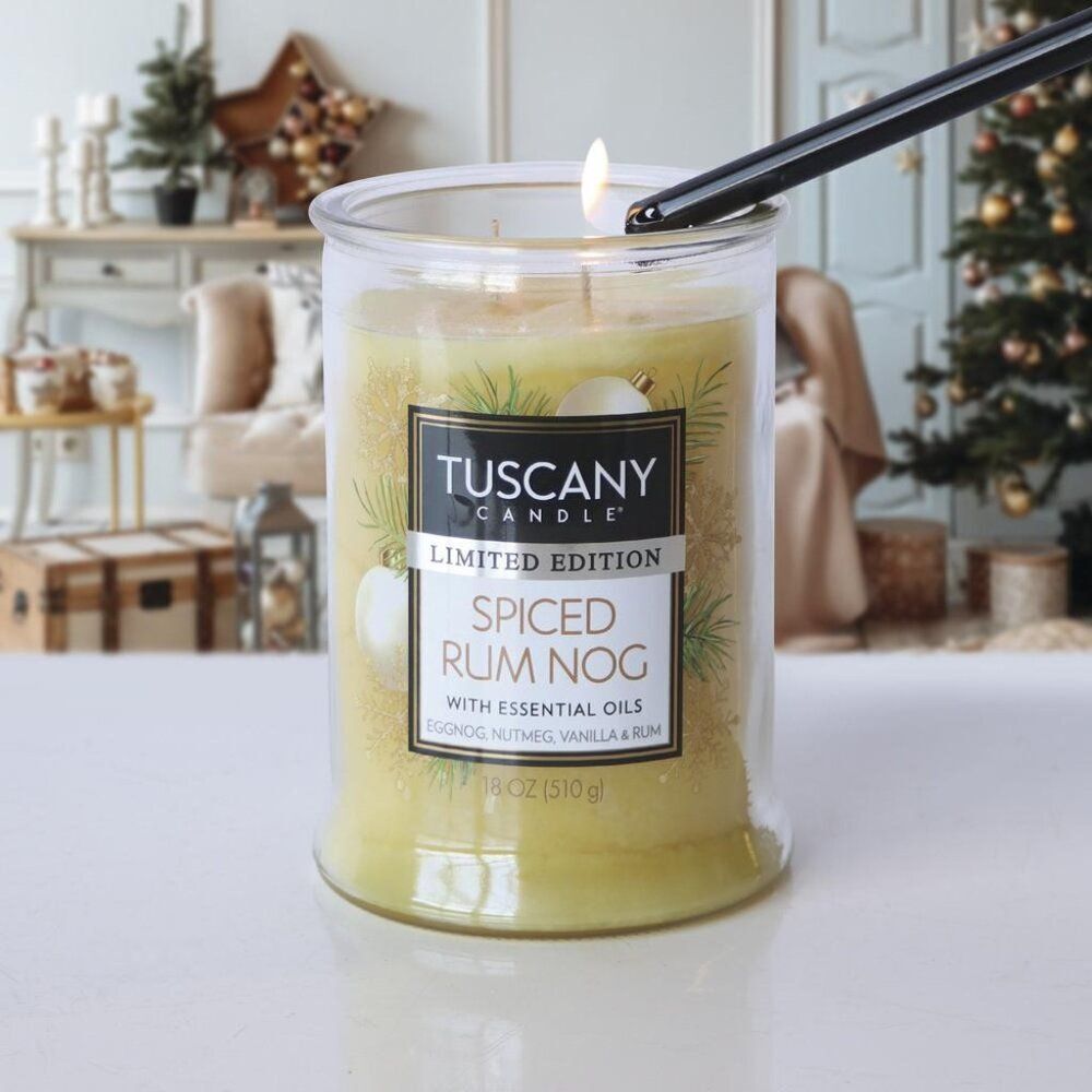 Tuscany Candle Spiced Rum Nog 18 oz New